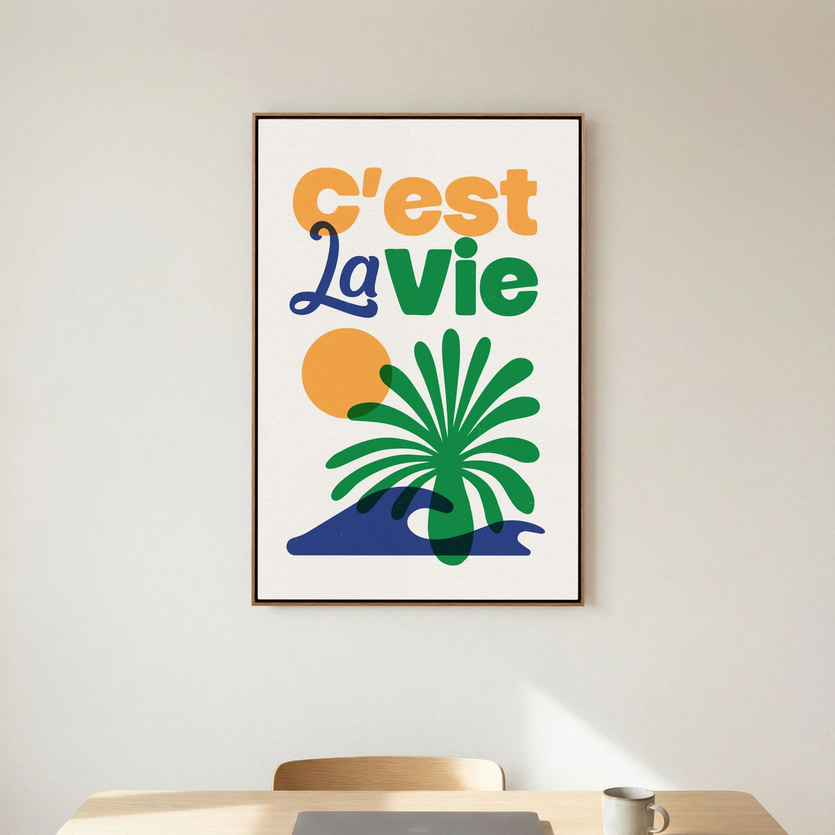 C'est La Vie Canvas