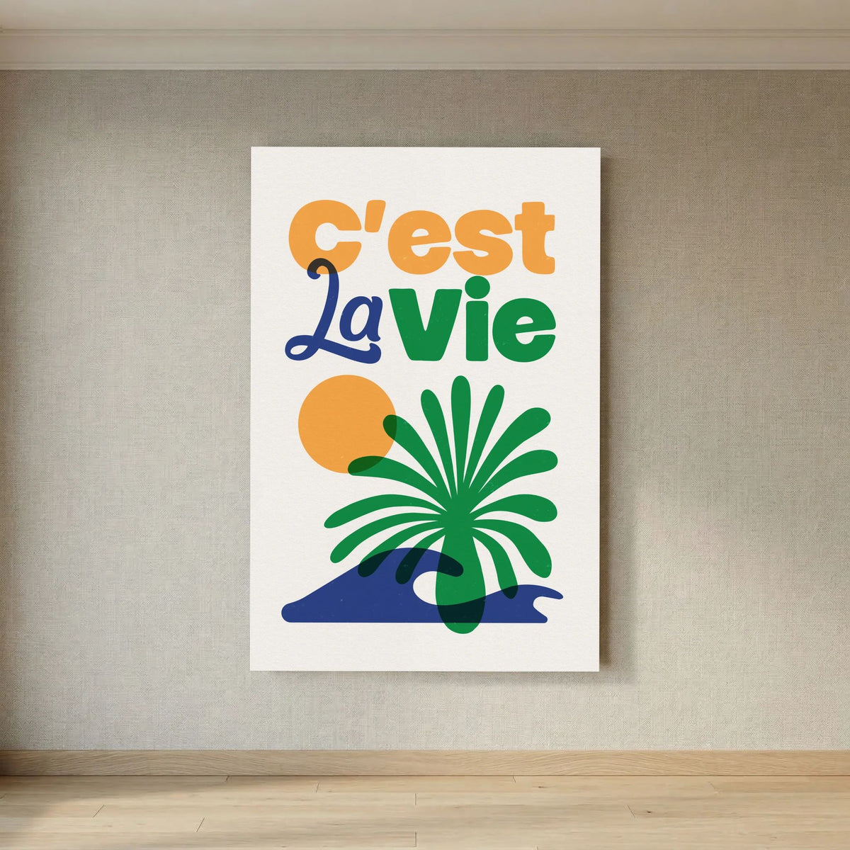 C'est La Vie Canvas