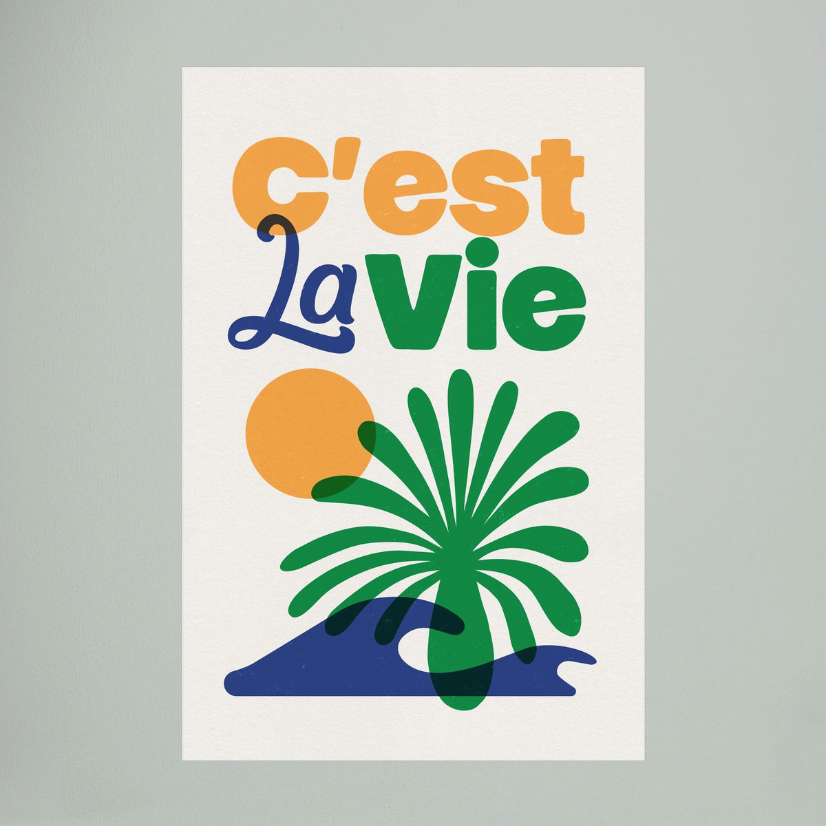 C'est La Vie Canvas