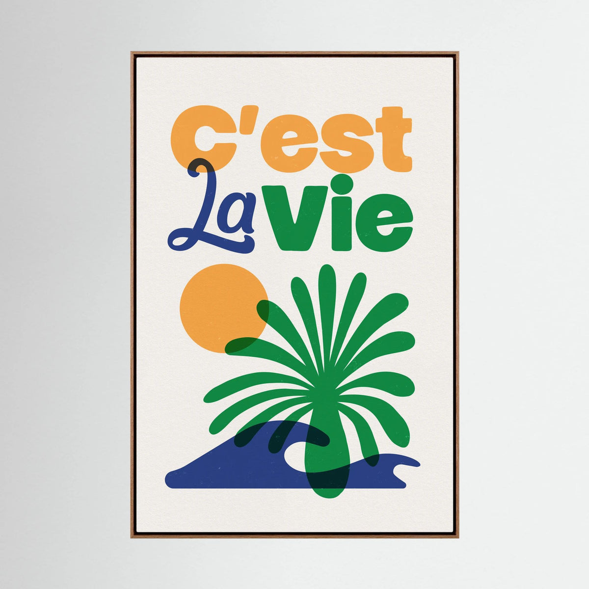 C'est La Vie Canvas