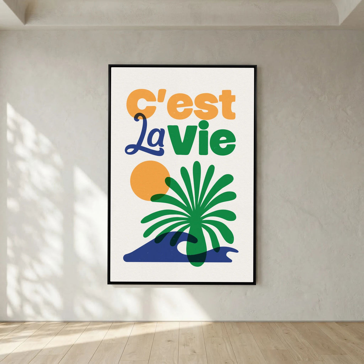 C'est La Vie Canvas