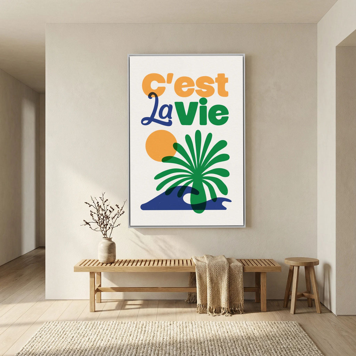 C'est La Vie Canvas